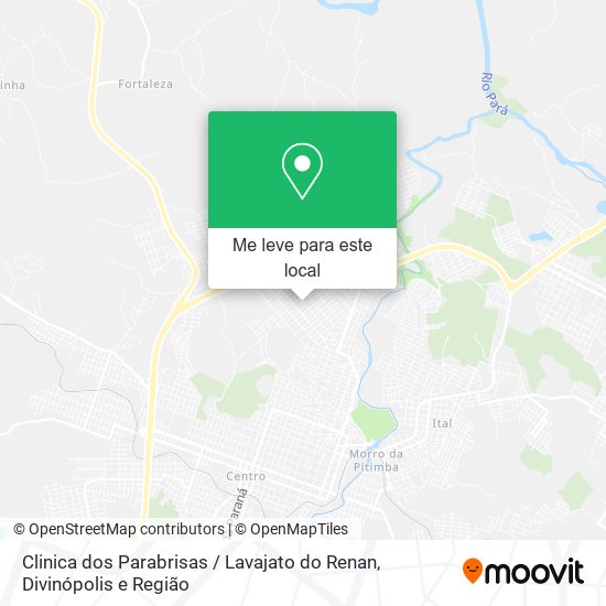 Clinica dos Parabrisas / Lavajato do Renan mapa