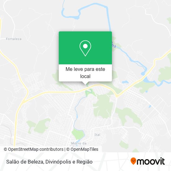 Salão de Beleza mapa