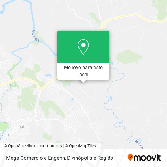 Mega Comercio e Engenh mapa