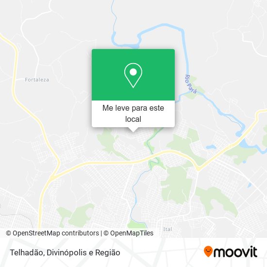 Telhadão mapa
