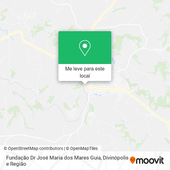 Fundação Dr José Maria dos Mares Guia mapa
