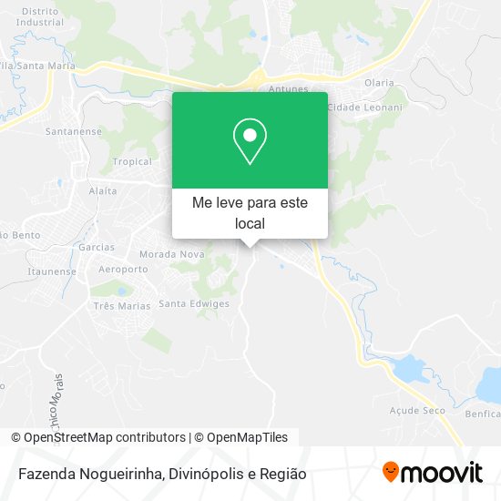 Fazenda Nogueirinha mapa