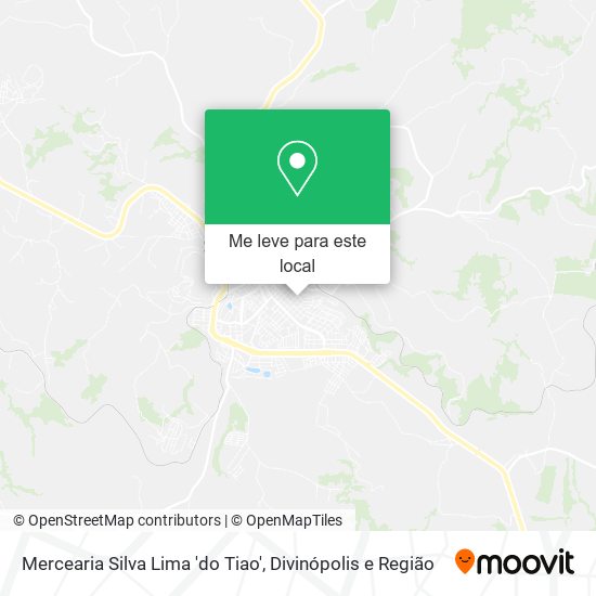 Mercearia Silva Lima 'do Tiao' mapa