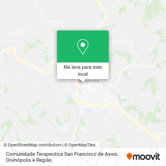Comunidade Terapeutica Sao Francisco de Assis mapa