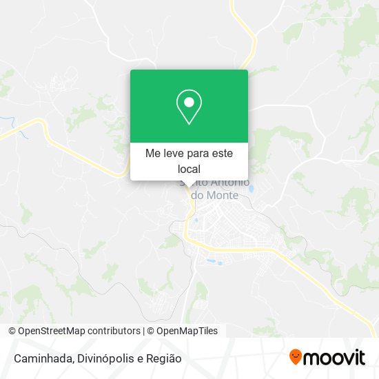 Caminhada mapa