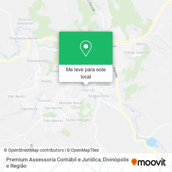 Premium Assessoria Contábil e Jurídica mapa