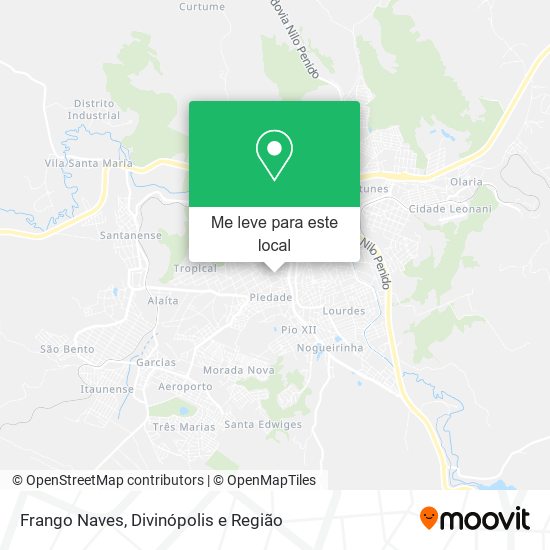Frango Naves mapa