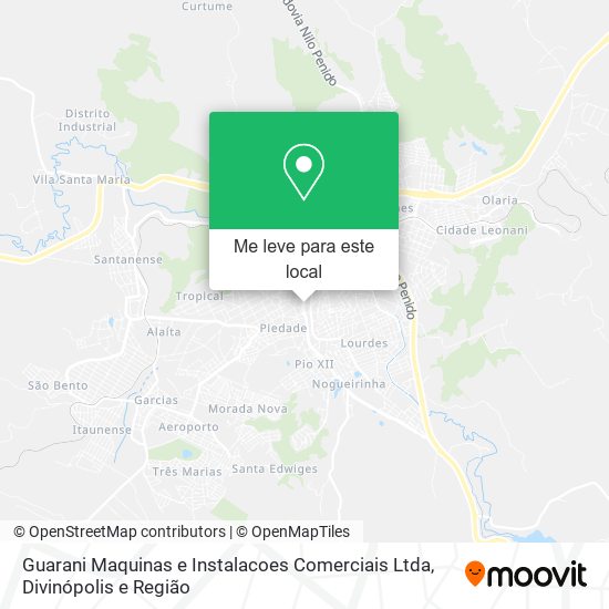 Guarani Maquinas e Instalacoes Comerciais Ltda mapa