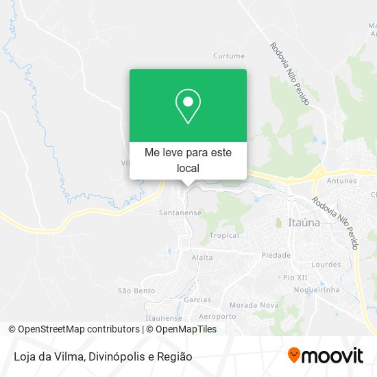 Loja da Vilma mapa