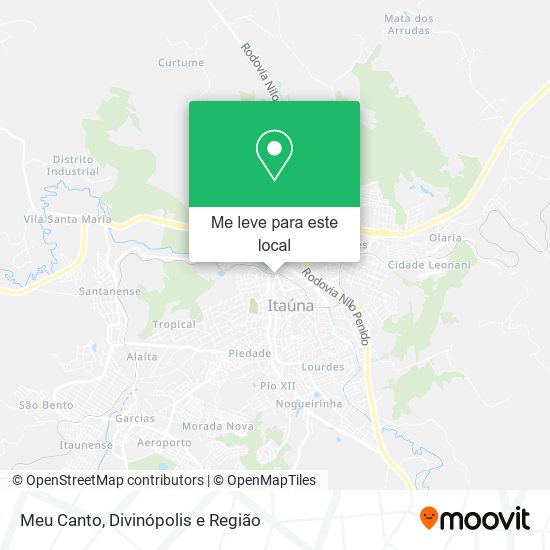 Meu Canto mapa