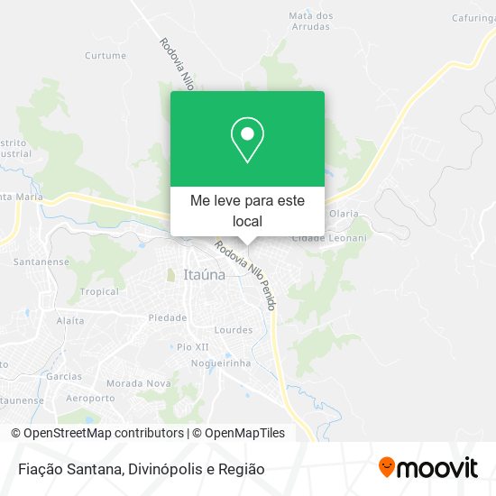 Fiação Santana mapa