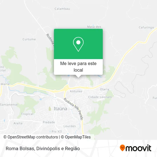 Roma Bolsas mapa