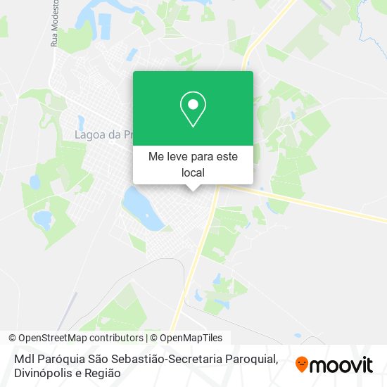 Mdl Paróquia São Sebastião-Secretaria Paroquial mapa