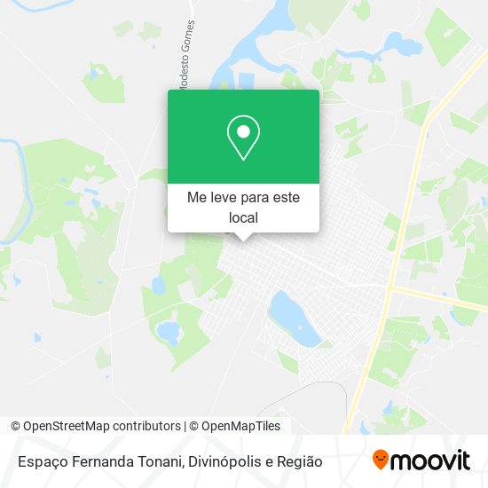 Espaço Fernanda Tonani mapa