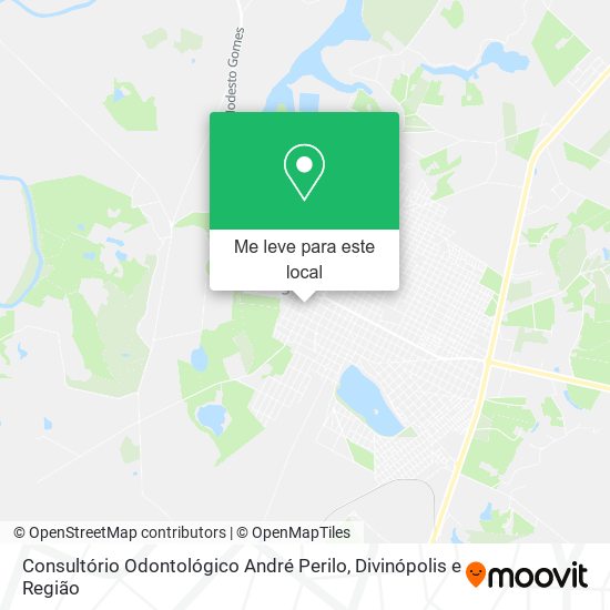 Consultório Odontológico André Perilo mapa