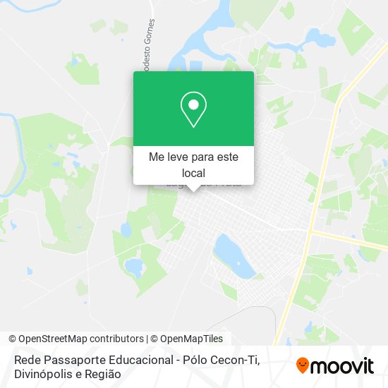 Rede Passaporte Educacional - Pólo Cecon-Ti mapa