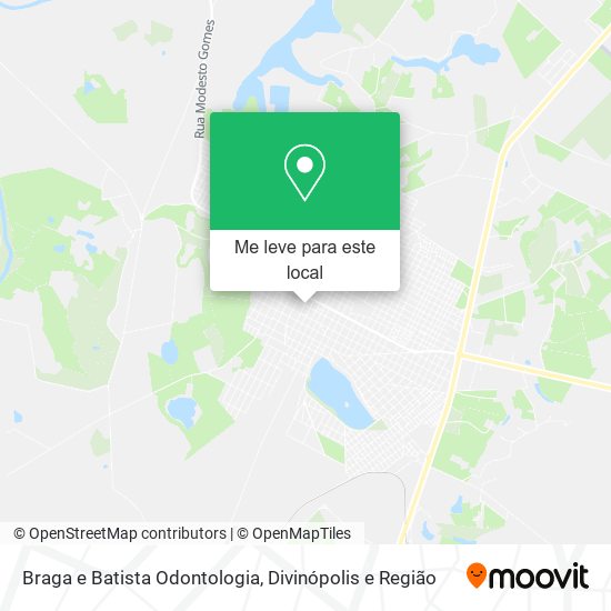 Braga e Batista Odontologia mapa