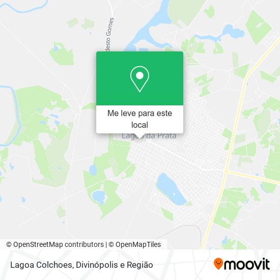 Lagoa Colchoes mapa