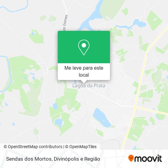 Sendas dos Mortos mapa