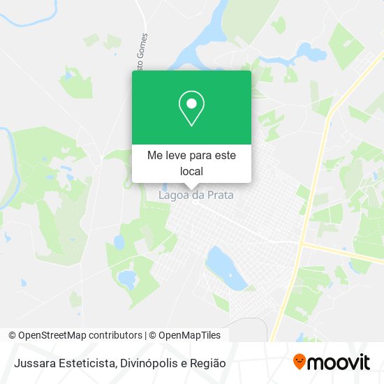 Jussara Esteticista mapa