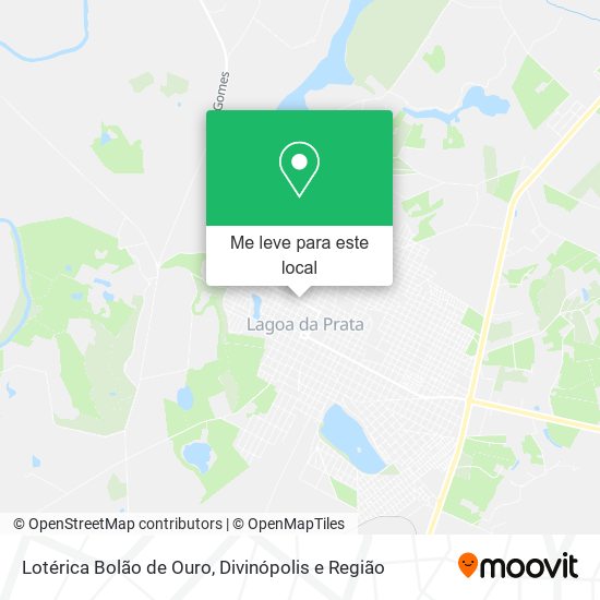 Lotérica Bolão de Ouro mapa