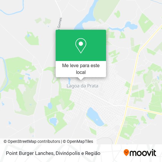 Point Burger Lanches mapa