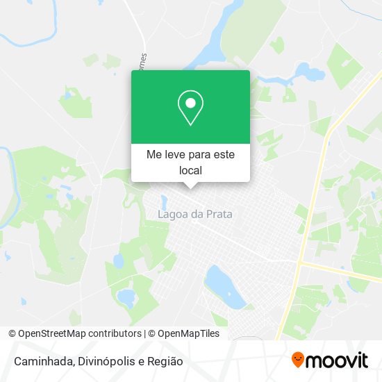 Caminhada mapa