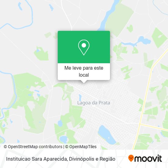 Instituicao Sara Aparecida mapa