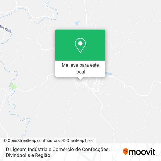 D Ligeam Indústria e Comércio de Confecções mapa