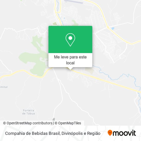 Compahia de Bebidas Brasil mapa