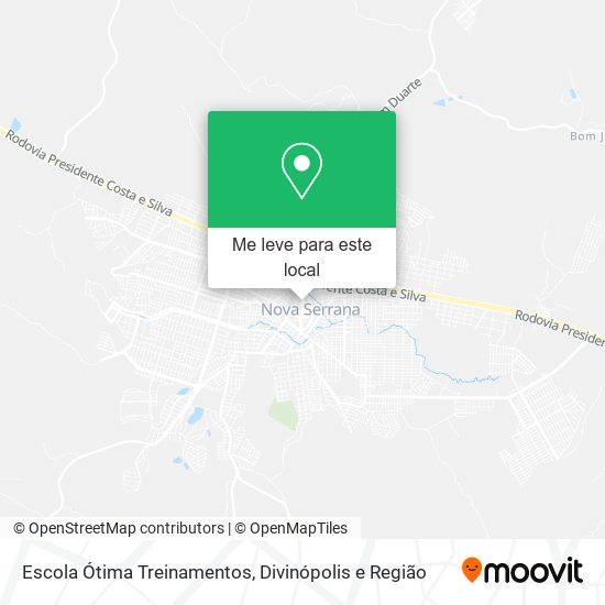 Escola Ótima Treinamentos mapa