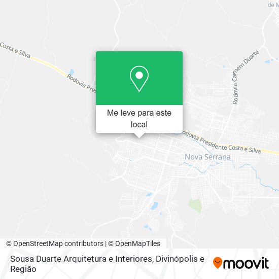 Sousa Duarte Arquitetura e Interiores mapa