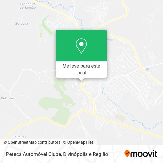 Peteca Automóvel Clube mapa