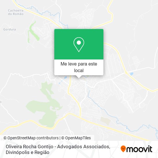 Oliveira Rocha Gontijo - Advogados Associados mapa