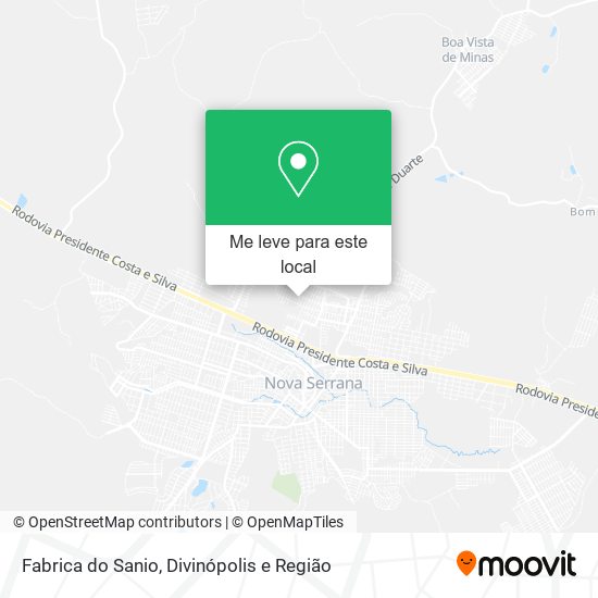 Fabrica do Sanio mapa