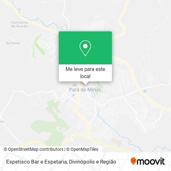 Espetisco Bar e Espetaria mapa