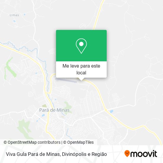 Viva Gula Pará de Minas mapa
