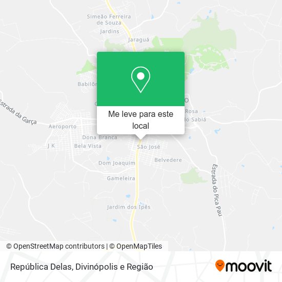 República Delas mapa