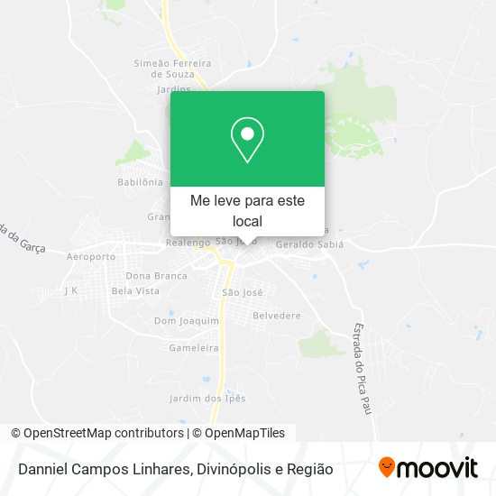 Danniel Campos Linhares mapa