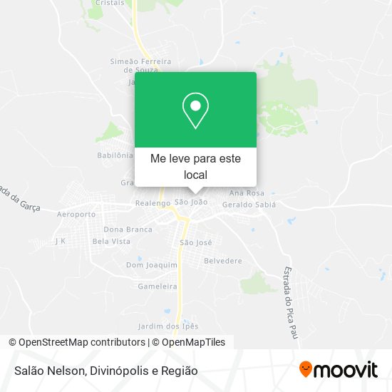 Salão Nelson mapa