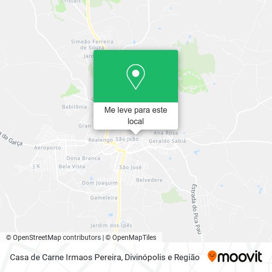 Casa de Carne Irmaos Pereira mapa