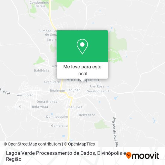 Lagoa Verde Processamento de Dados mapa