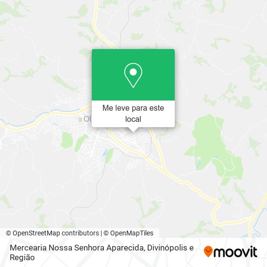 Mercearia Nossa Senhora Aparecida mapa
