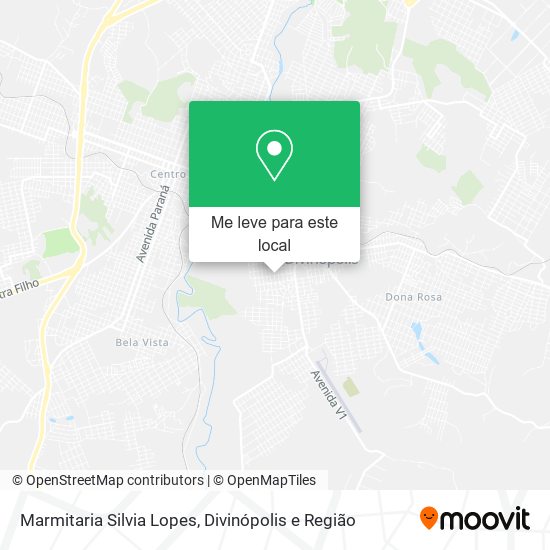 Marmitaria Silvia Lopes mapa