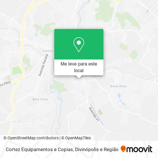 Cortez Equipamentos e Copias mapa