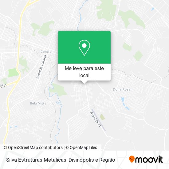 Silva Estruturas Metalicas mapa