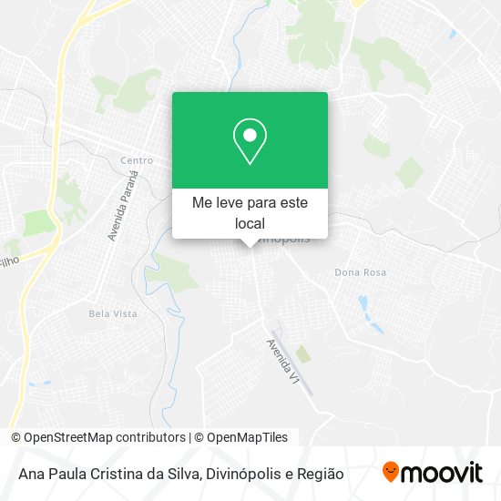Ana Paula Cristina da Silva mapa