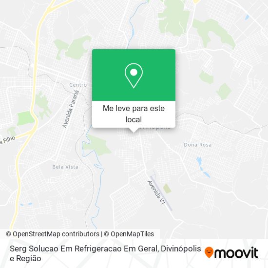 Serg Solucao Em Refrigeracao Em Geral mapa