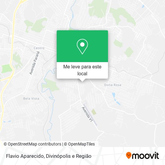 Flavio Aparecido mapa