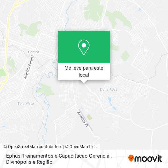 Ephus Treinamentos e Capacitacao Gerencial mapa